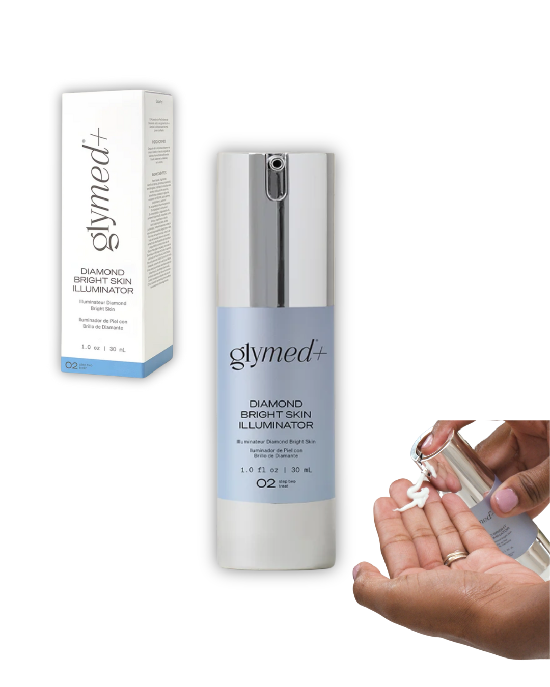 Glymed+ diamond bright skin illuminator serum